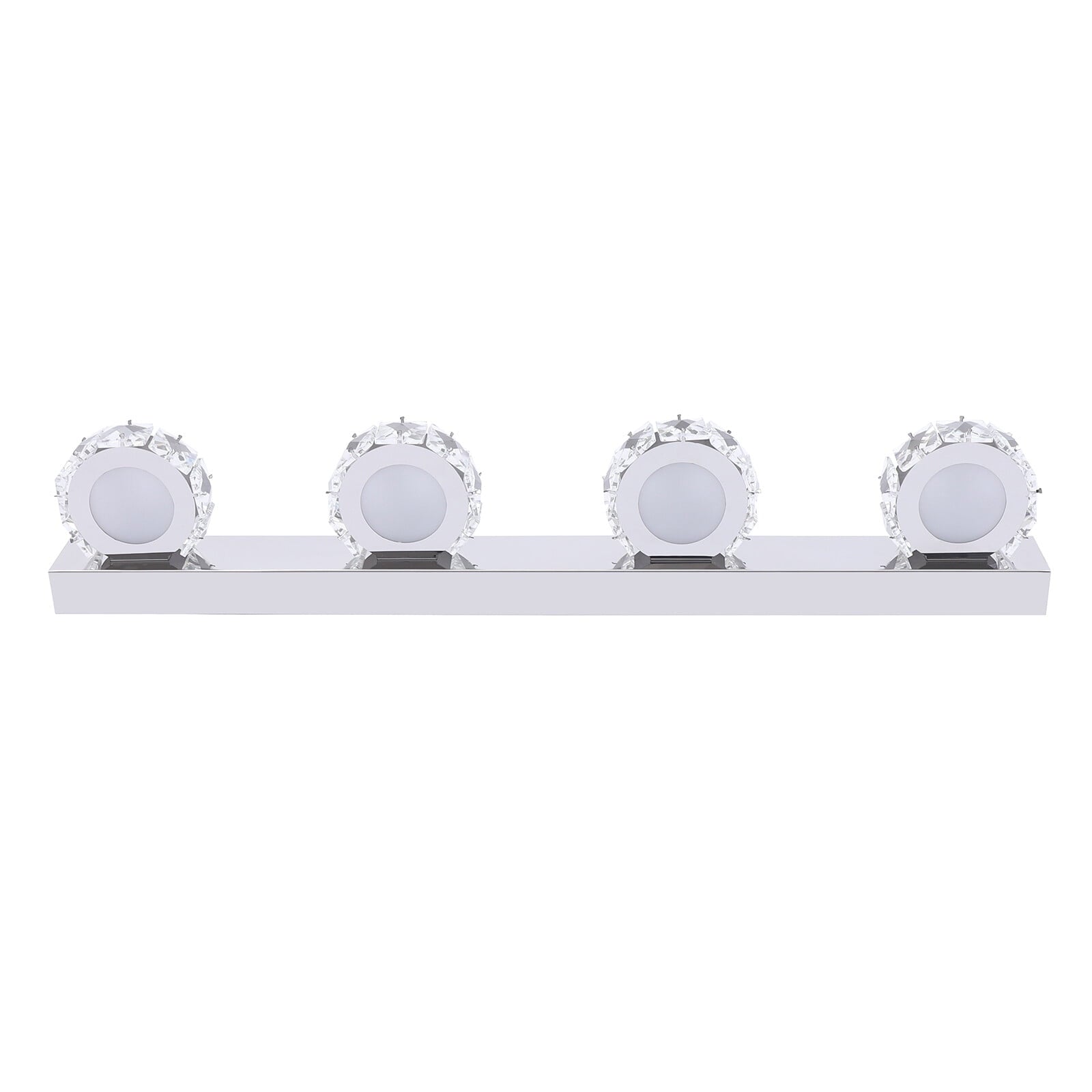 Modern LED Crystal Mirror Light Front Wall Lamp Bathroom Vanity Light Fixture for Bathroom, Mirror-front