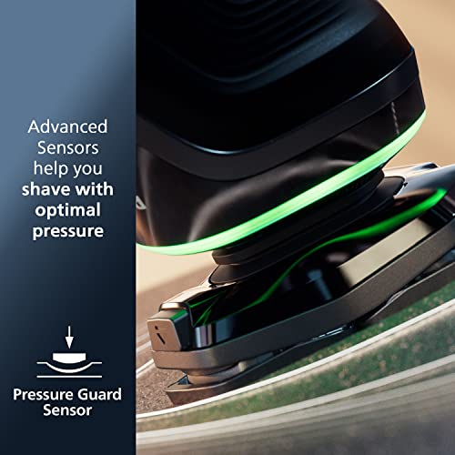 Philips Norelco Shaver Series 9000, Wet and Dry Electric Shaver, with Lift & Cut Shaving System and SenseIQ Technology, Pop-up Trimmer, Cleaning Pod, Charging Stand and Travel Case, Model S9987/85
