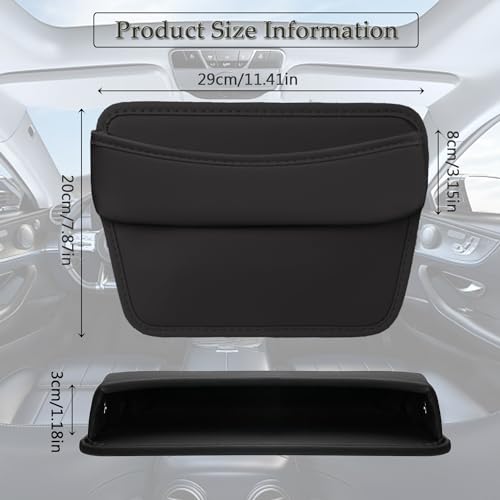 AULESSE Car Seat Gap Filler, Universal Seat Gap Storage