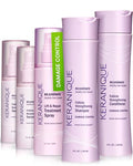 Keranique Damage Control Set for Thinning Hair - Shampoo and Conditioner for Damaged Hair, Follicle Booster Serum, Lift & Repair Spray - Keratin Enriched Repair Products for Women with Dry, Thin Hair