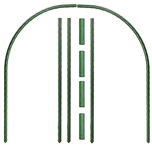 Greenhouse Hoops Grow Tunnel，for Raised Garden Beds, Greenhouse Kit，DIY Plant Support Garden Stakes for Row Cover，Reuseable Gardening Supplies for Plants Vegetables