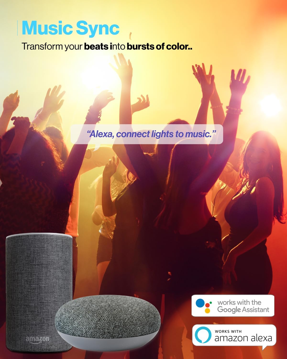 Sunco Lighting BR30 Alexa Smart Flood Light Bulb, Color Changing LED Recessed WiFi Bulb 8W, RGB CW, Dimmable, 650 LM, Compatible with Alexa & Google Assistant, E26 Base, No Hub Required, 10 Pack