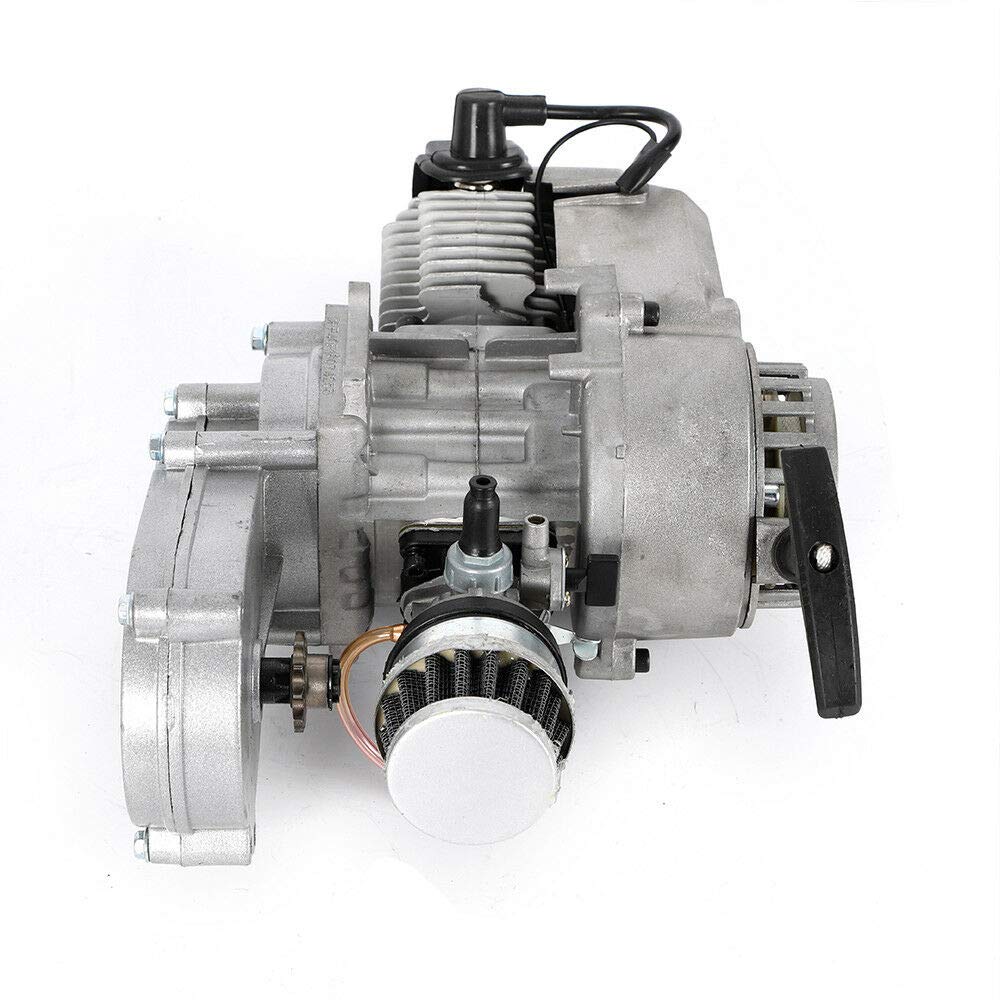 TFCFL 49CC 2 Stroke Pull Start Engine Motor Unit, Mini Pocket Dirt Bike ATV/Scooter Pull Start