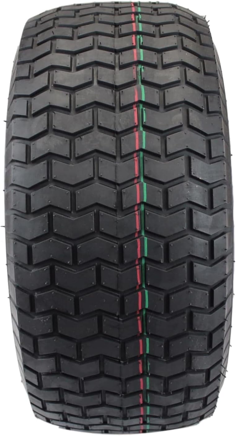 (Set of 2) 20x8.00-8 Lawn & Garden Mower Turf Tires - 4 Ply with Keyed Hub Wheel | Compatible with Husqvarna & Some Craftsman Models