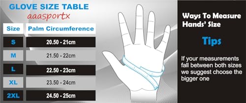 aaasportx Motorcycle Gloves Leather with Touchscreen Function - Protectors Motorcycle Gloves for Men and Women for All Weather - Full Finger Leather Gloves with Non-Slip Pads