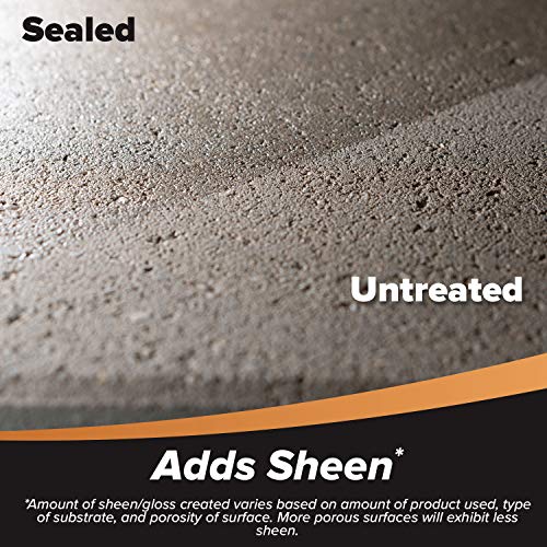 Gloss, Wet Look Patio Paver Sealer, 1 gal - Clear Water-Based Sealant for Natural Stone Surfaces