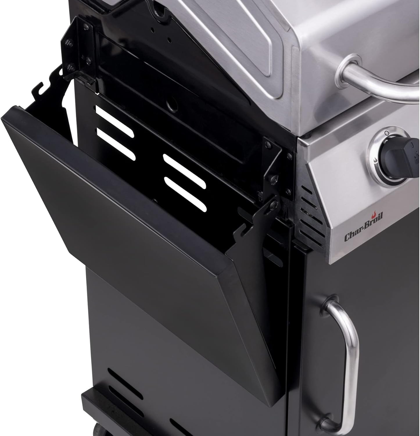 Char-Broil 463660021 Performance 2-Burner Cabinet-Style Liquid Propane Gas Grill, Stainless/Black