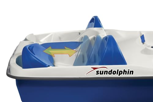 Sun Dolphin Sun Slider 5 Seat Pedal Boat with Canopy