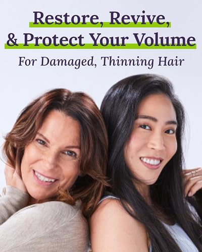 Keranique Damage Control Set for Thinning Hair - Shampoo and Conditioner for Damaged Hair, Follicle Booster Serum, Lift & Repair Spray - Keratin Enriched Repair Products for Women with Dry, Thin Hair
