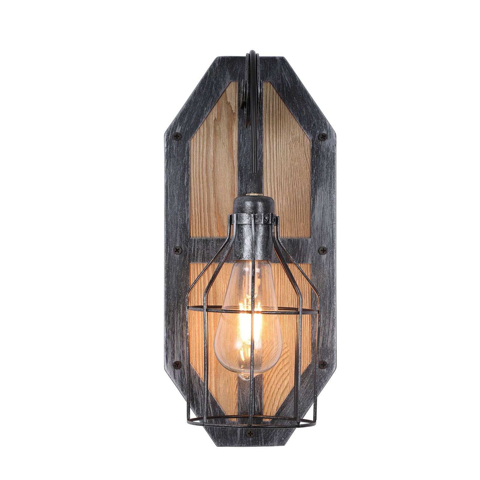 Farmhouse Wall Light Fixture Sconce Vintage Industrial Rustic Metal Wall Lamp