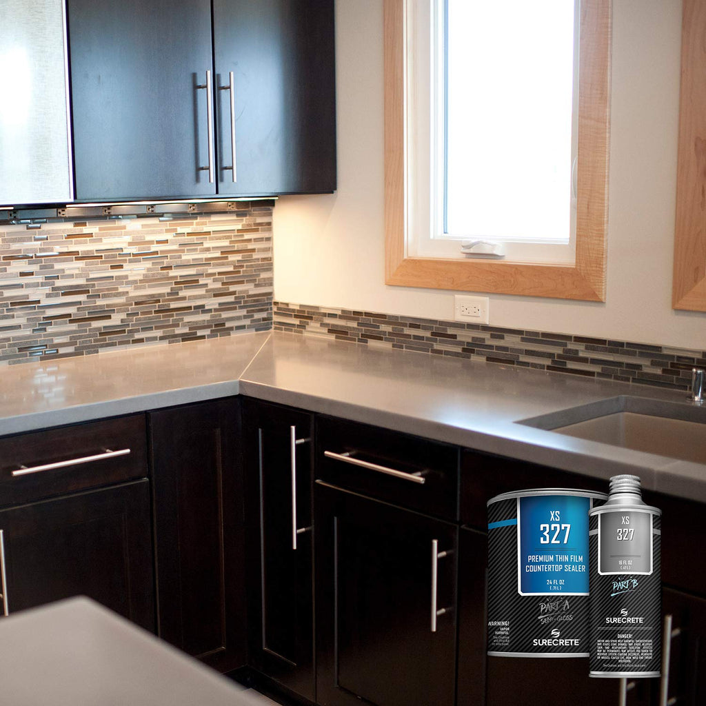 Surecrete Concrete Countertop Sealer XS-327 Semi-Gloss Food Safe Sealer Water Based