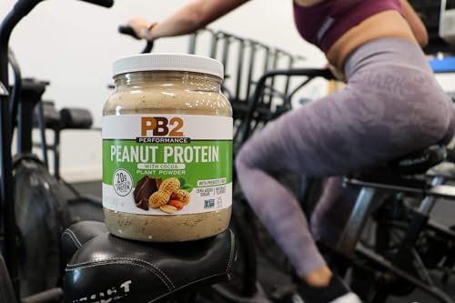 PB2 Performance Peanut Protein Powder with Madagascar Vanilla – [2 lb/32 oz Jar] – 20g of Vegan Plant Based Protein Powder, Non GMO, Gluten Free, Non Dairy