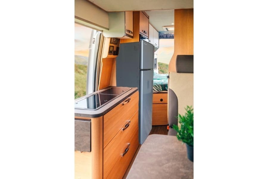 Commodore RV Refrigerator | Stainless Steel | 10 Cubic Feet | 12V | 2 Door Fridge (10 Cubic Ft)