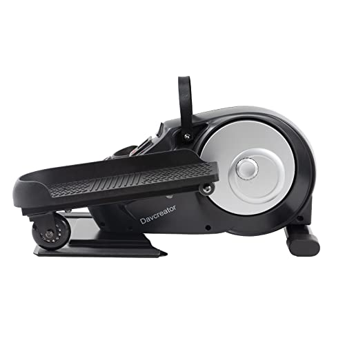Davcreator Under Desk Bike Pedal Exerciser, Foot Peddler Exerciser with Magnetic Adjustable Resistance, Sitting Mini Exercise Bike for Home Workout, Office