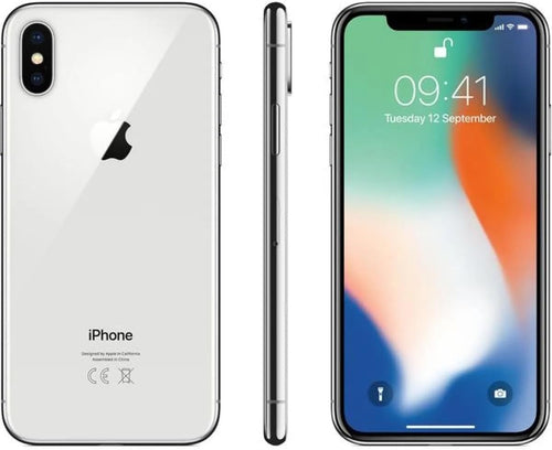 Apple iPhone X, 64GB Unlocked - Silver