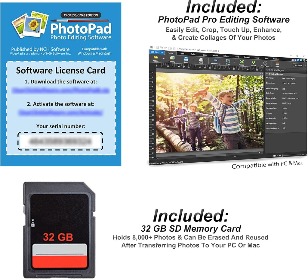 ClearClick QuickConvert 2.0 Photo, Slide, and Negative Scanner - Scan 4x6 Photos & 35mm, 110, 126 Film - No Computer Required - 22 MegaPixels