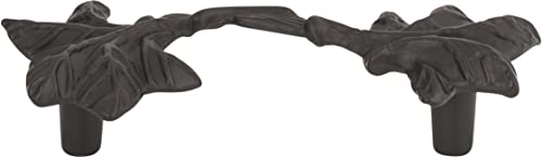 Atlas Homewares 2202-O 4-1/2-Inch Leaf Pull, Aged Bronze