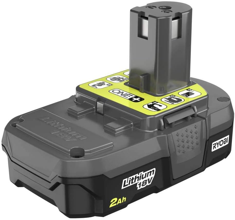 RYOBI P161 (P190 2 pack ) 18 volt ONE+ 2.0Ah Compact Lithium-Ion Battery