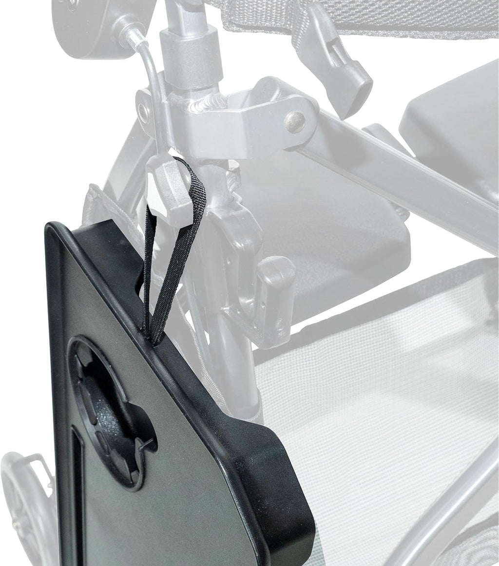 Stander Walker Tray Table, Mobility Walker Tray Accessory for Walkers and Rollators with Cup Holder, Tool-free Assembly, Multipurpose Tray for Eating, Crafts, Laptop
