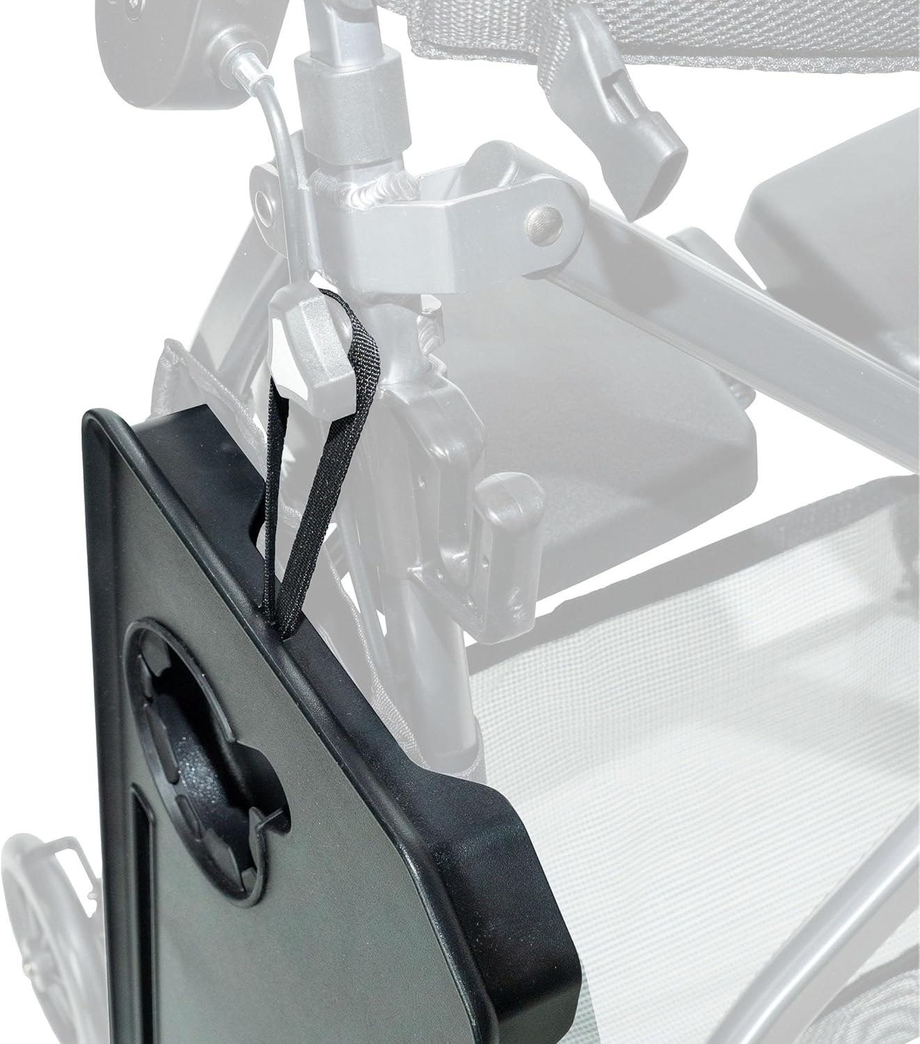 Stander Walker Tray Table, Mobility Walker Tray Accessory for Walkers and Rollators with Cup Holder, Tool-free Assembly, Multipurpose Tray for Eating, Crafts, Laptop