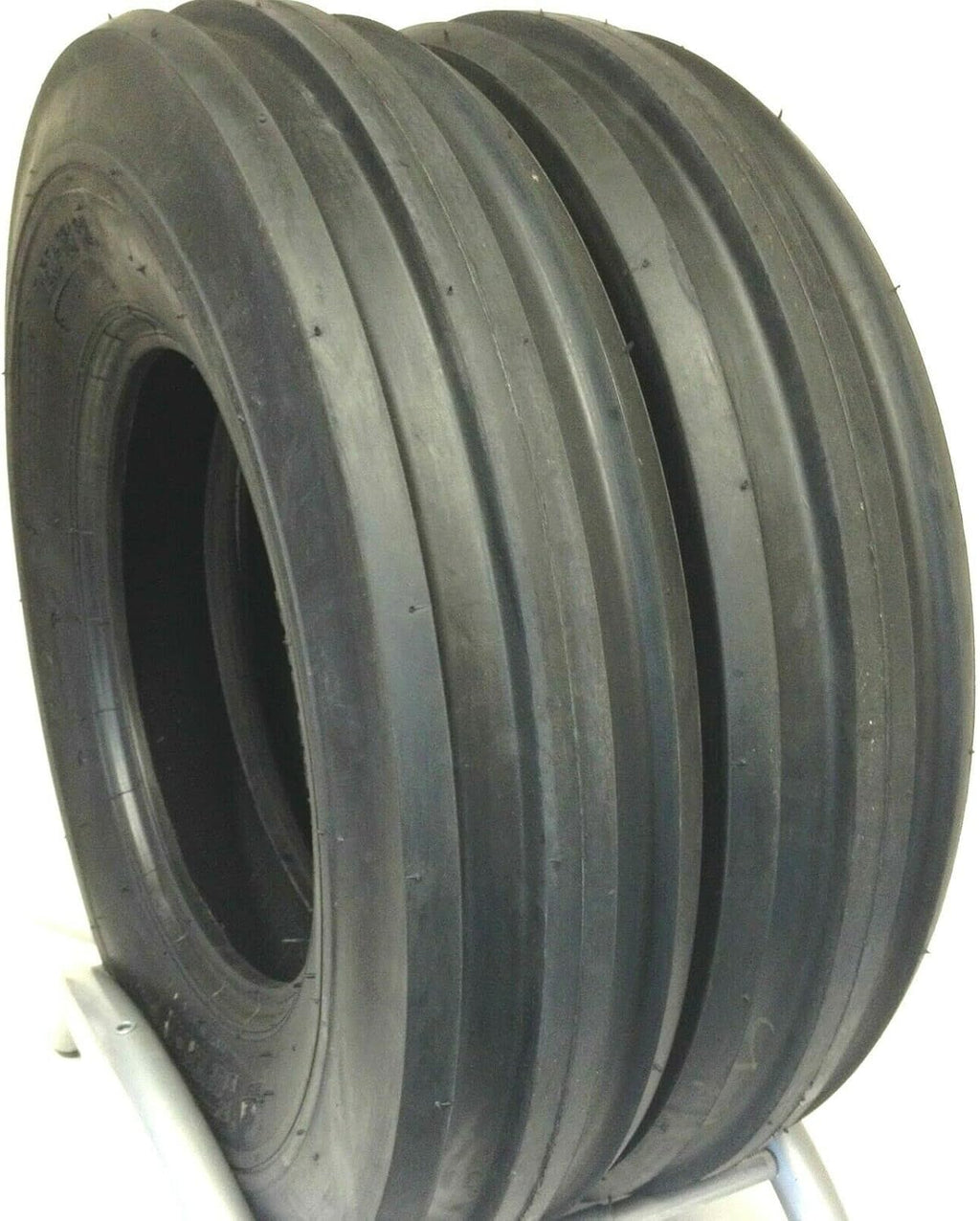 Two 750-16 Heavy Duty Tractor W/tubes 3 Rib Tires F2 7.50-16 Tri Rib 7.50 16