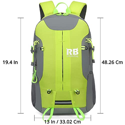 Reflective Motorcycle Backpack. Lightweight 35L sport Backpack for motorcycle, bike or scooter riders, a perfect commuter essential (black backpack)