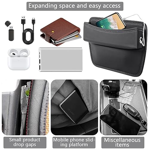 AULESSE Car Seat Gap Filler, Universal Seat Gap Storage