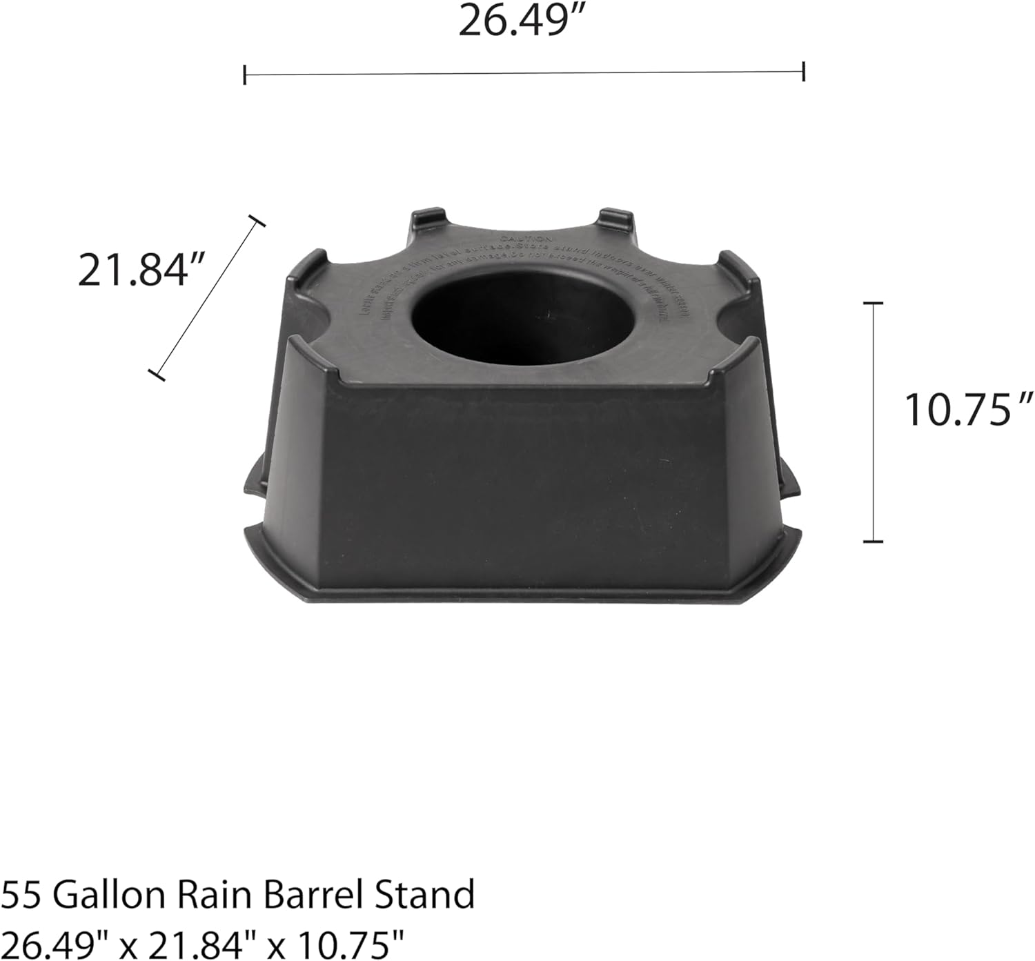 55 Gallon Rain Barrel Stand, Made from 100% Recycled Material