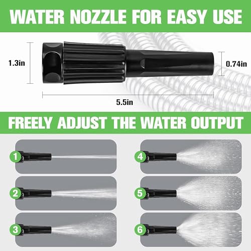 100FT Stainless Steel Garden Hose - Heavy Duty, Kink & Tangle Free, Bite Proof, Puncture Resistant with Connectors - Ideal for Outdoor Watering & Cleaning
