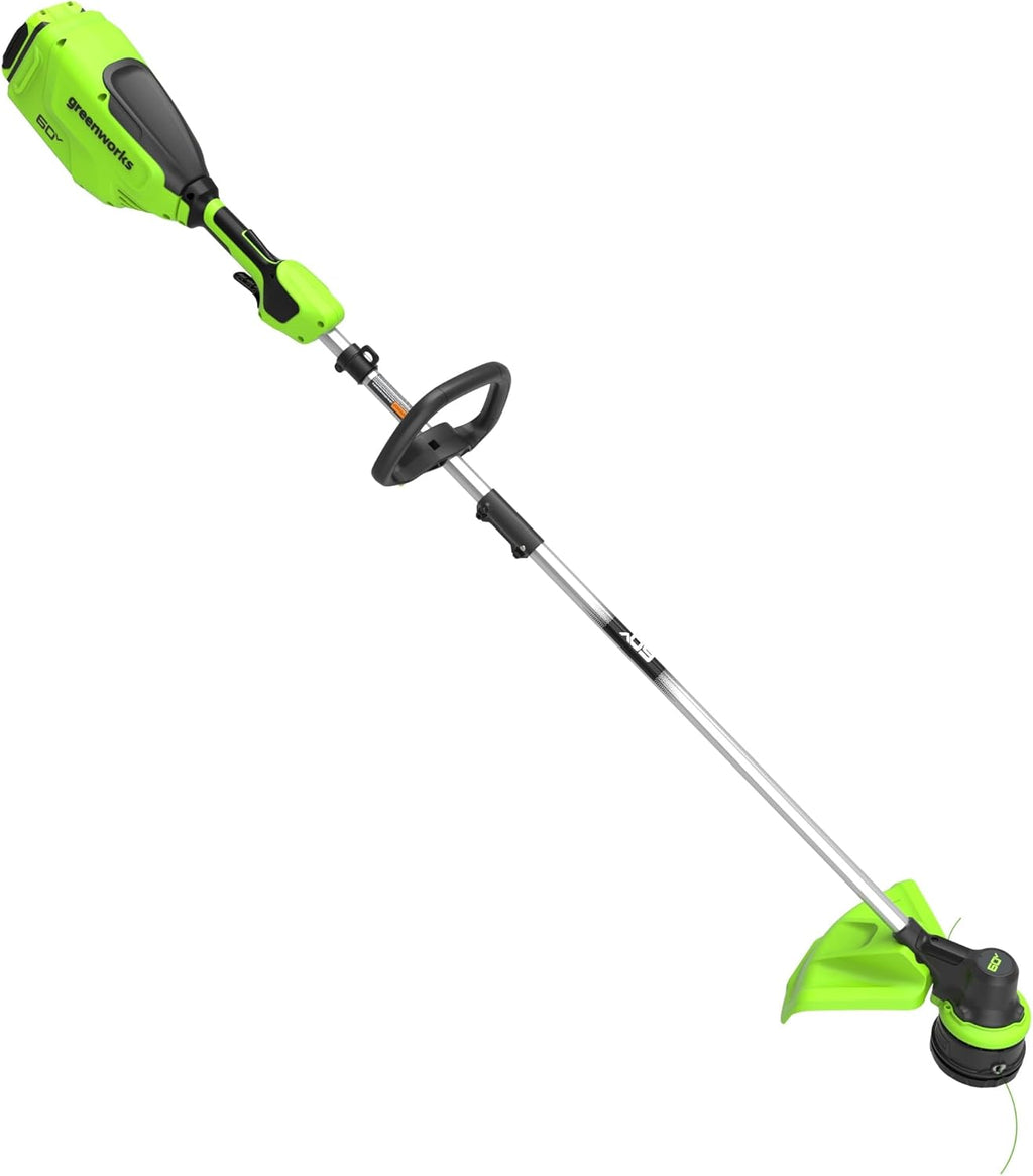 Greenworks Pro 60-Volt Lithium Ion 16-Inch Cordless Brushless Electric String Trimmer; Battery and Charger Not Included, 2134302