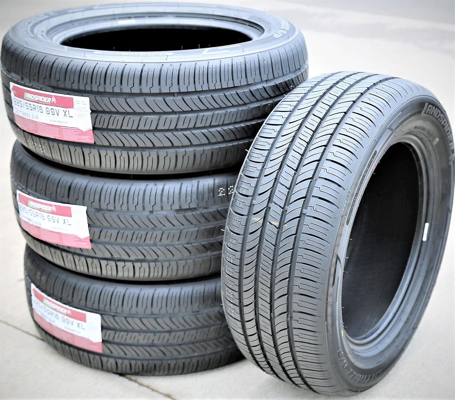 Set of 4 (FOUR) Landspider Citytraxx G/P All-Season Passenger Car Performance Radial Tires-225/55R16 225/55/16 225/55-16 99V Load Range XL 4-Ply BSW Black Side Wall UTQG 560AA