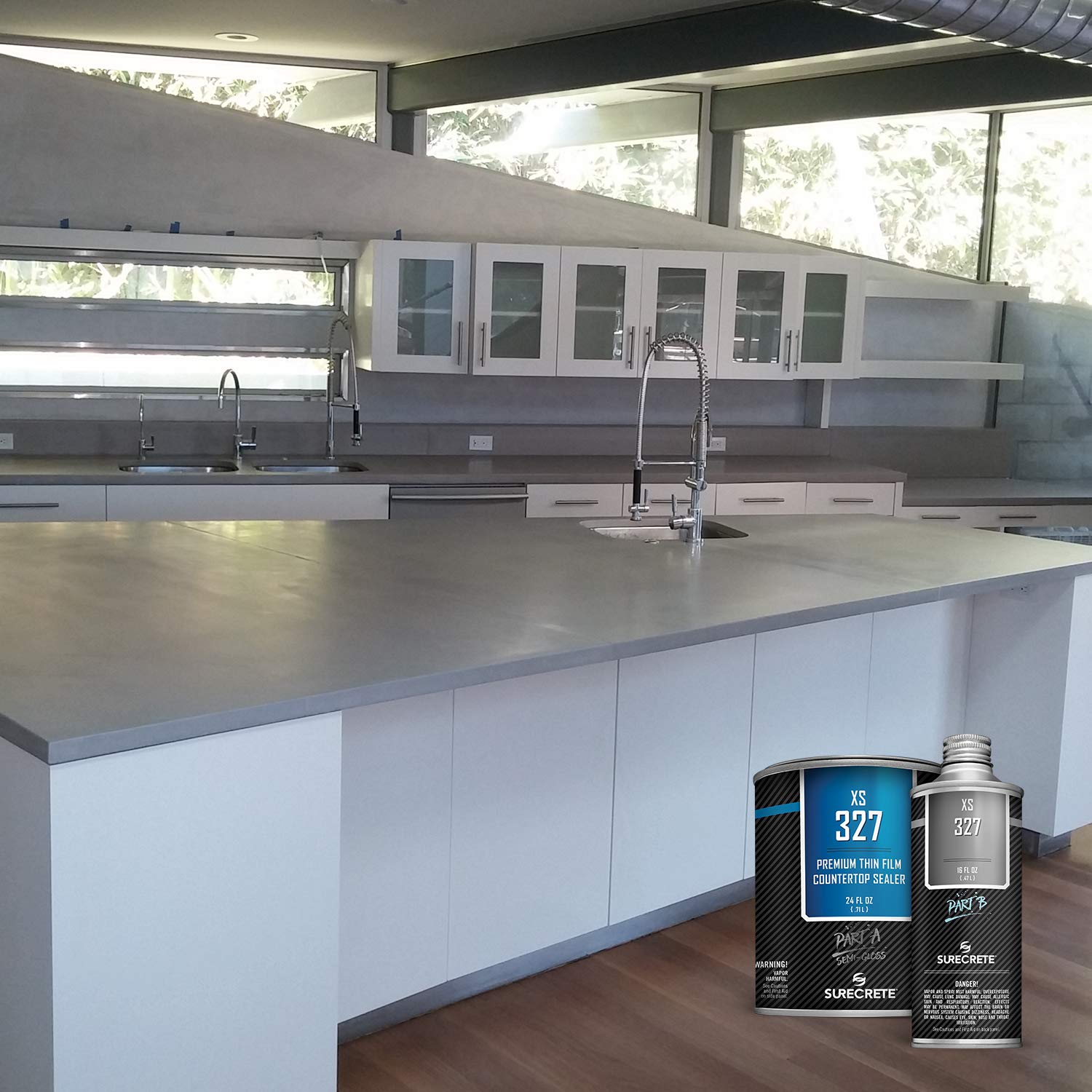 Surecrete Concrete Countertop Sealer XS-327 Semi-Gloss Food Safe Sealer Water Based