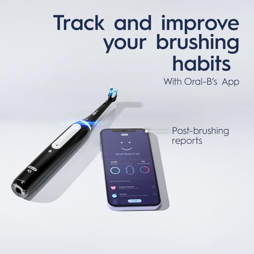 Oral-B iO Series 4 Electric Toothbrush with (1) Brush Head, Rechargeable (Lavender)