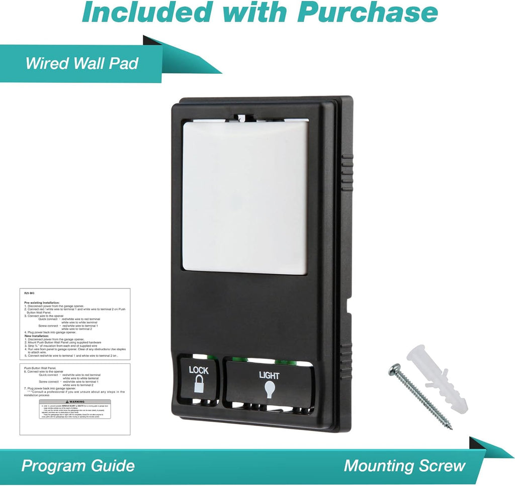 Multi-Function Wall Keypad Control Panel for LiftMaster 41A5273-1 78LM