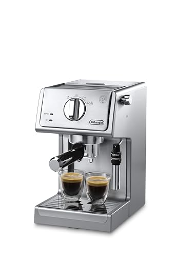 De'Longhi Bar Pump Espresso and Cappuccino Machine, 15", Stainless Steel