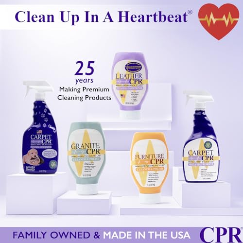Leather CPR | 2-in-1 Leather Cleaner & Leather Conditioner (18oz) | Cleans, Restores, Conditions, & Protects Furniture, Car Seats, Purses, Shoes, Boots, Saddles/Tack, Jackets, & Auto