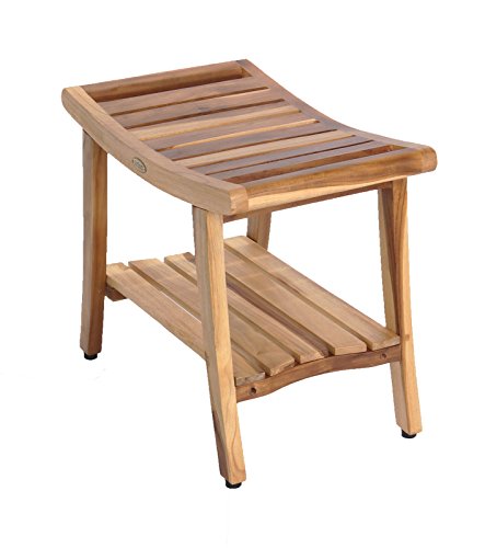 30 Inch, Teak Shower Bench, Teak Shower Stool, Shower Benches for Inside Shower, Teak Bench Shower, Teak Shower Seat, Wooden Shower Bench
