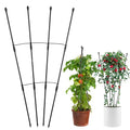 Garden Trellis for Climbing Plants Indoor and Outdoor,Obelisk Trellis DIY 2 Shapes Rustproof Plants Trellis for Potted Plant with Twist 2 Pack