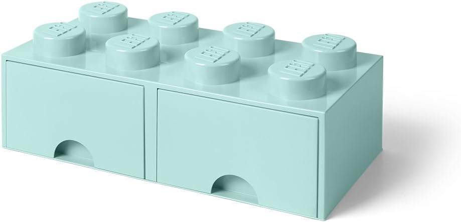 LEGO Aqua Light Blue Brick Drawer 8