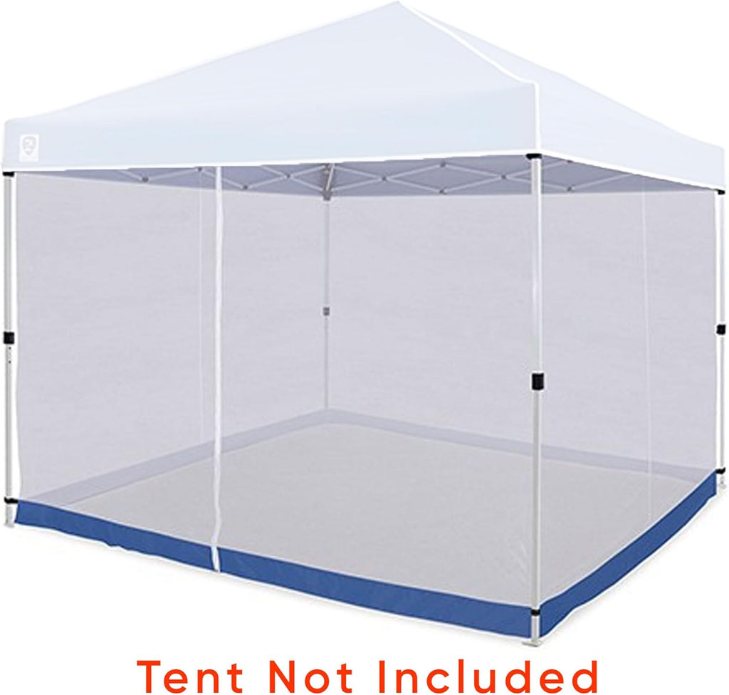 Z-Shade Everest 10 x 10 Foot Straight Leg Screen Room Mesh Canopy Tent Shelter Attachment for Patio, Camping, and Tailgating, White (Screen Attachment Only)