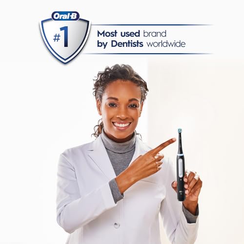 Oral-B iO Series 4 Electric Toothbrush with (1) Brush Head, Rechargeable (Lavender)