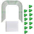 Greenhouse Hoops Grow Tunnel，for Raised Garden Beds, Greenhouse Kit，DIY Plant Support Garden Stakes for Row Cover，Reuseable Gardening Supplies for Plants Vegetables