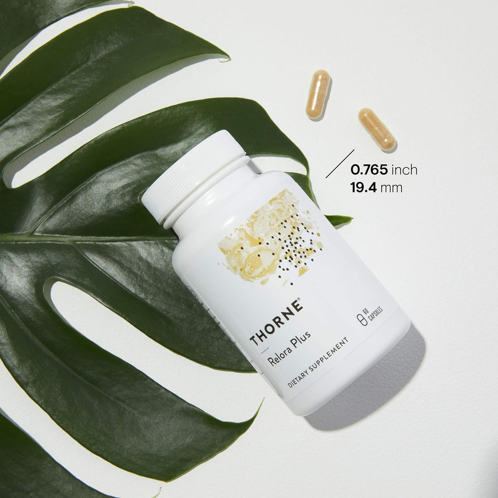 THORNE Craving and Stress Support (Formerly Relora Plus) - 5-MTHF, B Vitamins, Folate, and Plant Extracts to Support Sleep, Cravings, and Stress - 60 Capsules - 30 Servings