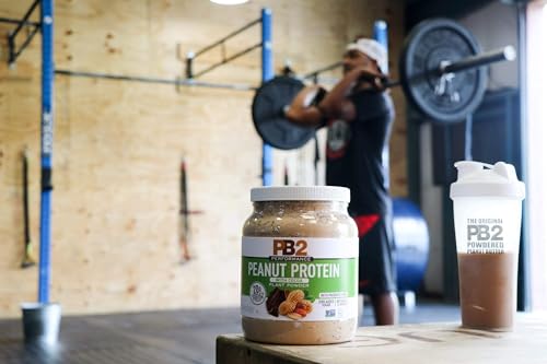 PB2 Performance Peanut Protein Powder with Madagascar Vanilla – [2 lb/32 oz Jar] – 20g of Vegan Plant Based Protein Powder, Non GMO, Gluten Free, Non Dairy