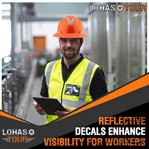 Full Brim Hard Hat Safety Helmet Vented ANSI Z89.1 Approved OSHA Hard Hats Construction Men Women Adult