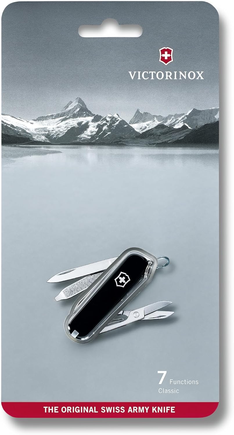 Victorinox Classic SD Black Swiss Army Knife Blister