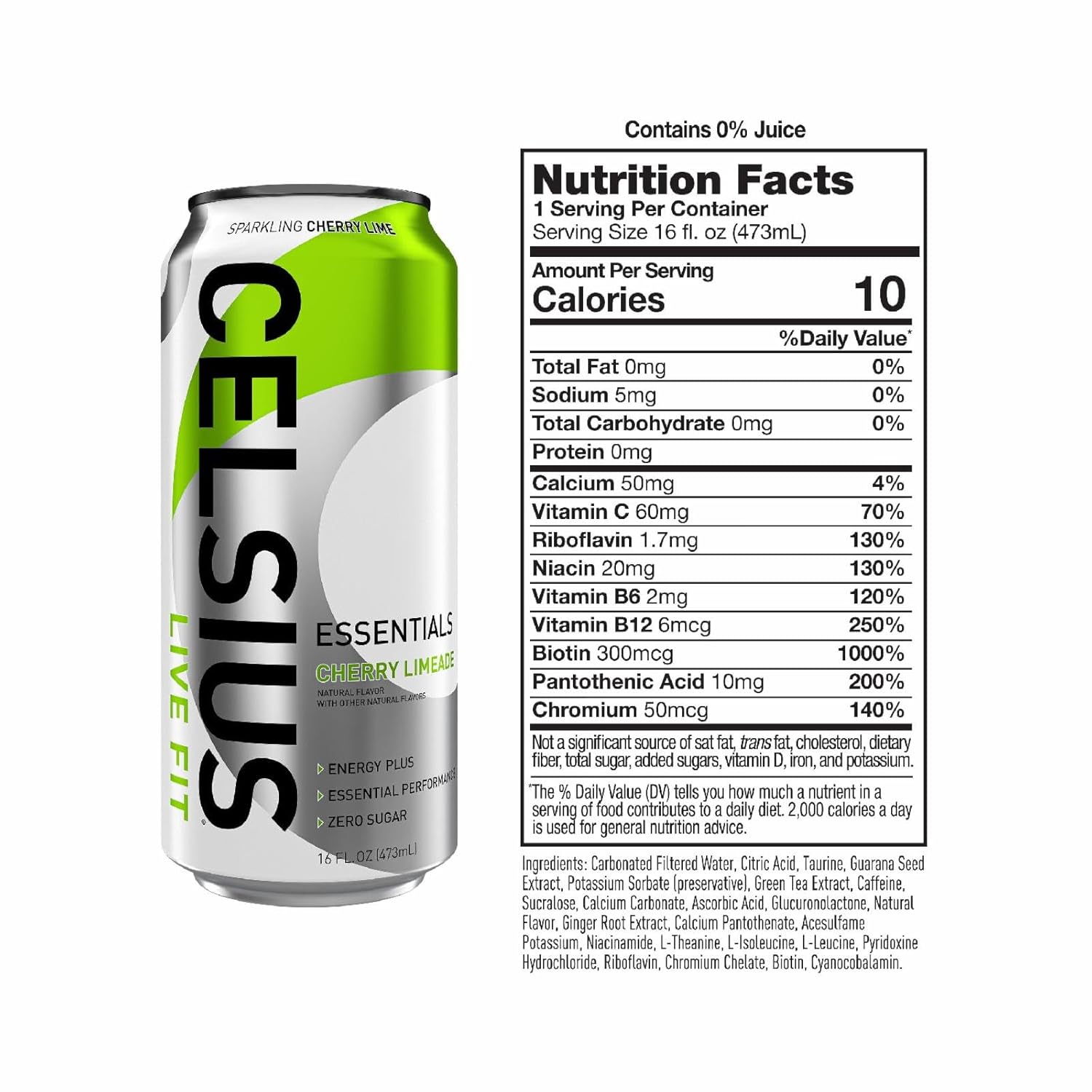 Celsius Essentials Cherry Limeade 16oz