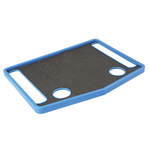 Support Plus Walker Tray Table - Mobility Table Tray for Walker, Non Slip Walker Tray Mat, Walker Accessories Mat, Cup Holder for Walker (21"x16") - Black