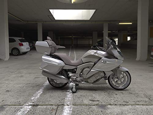 GLK | Comfort and Safe Riding Landing Gear GLX-FC209 Motorcycle Stand Accessories | With Foot Standing Wheel Operated by Electric Switch for BMW | Including Suspension, and Reduction Gear