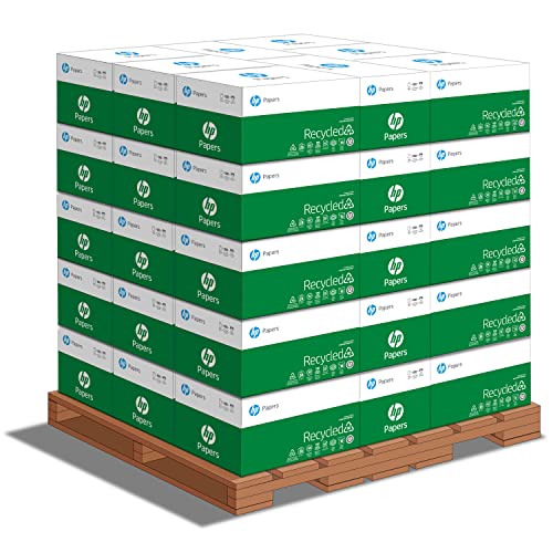 HP Printer Paper| 8.5 x 11 Paper | 30% Recycled Paper | 1 Ream - 500 Sheets | 92 Bright | Made in USA - FSC Certified |112100R